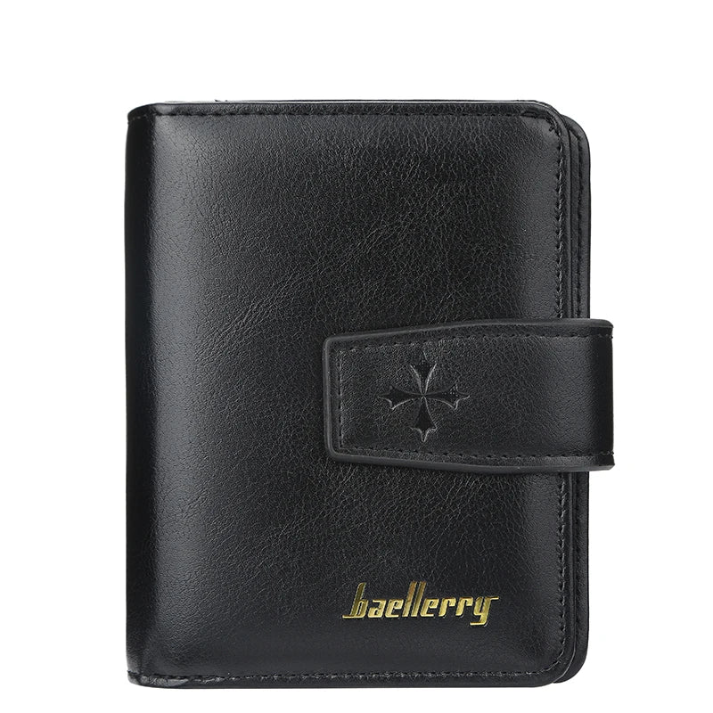 Portefeuille homme business en cuir PU avec double fermeture zippée — photo 3