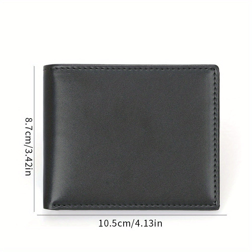 Portefeuille homme compact personnalisé 8 monogrammes gravés
