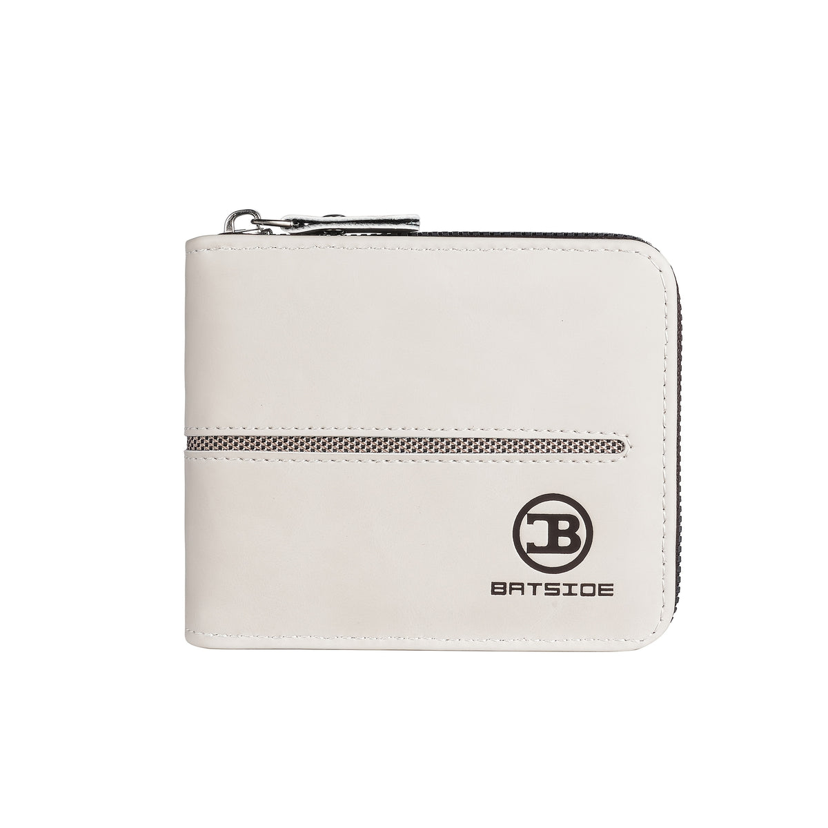 Portefeuille homme compact zippé tout autour, 12 x 10 cm