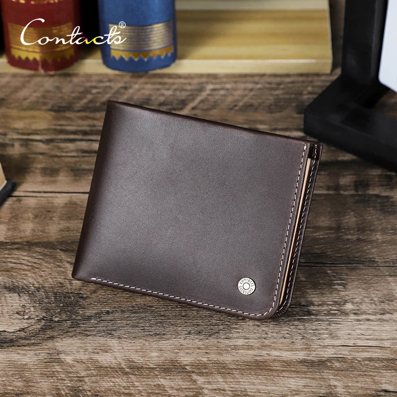 Portefeuille Slim en cuir véritable - Minimalisme RFID & Ultra-Léger — photo 1