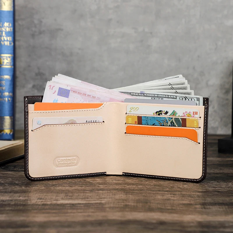 Portefeuille Slim en cuir véritable - Minimalisme RFID & Ultra-Léger — photo 2