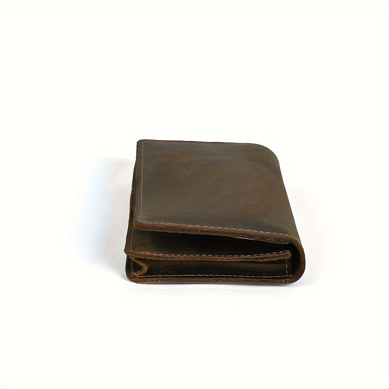 Portefeuille homme continental Crazy Horse, dix fentes cartes