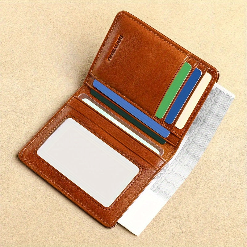 Portefeuille homme 11 x 8,5 cm, permis et couche anti-RFID