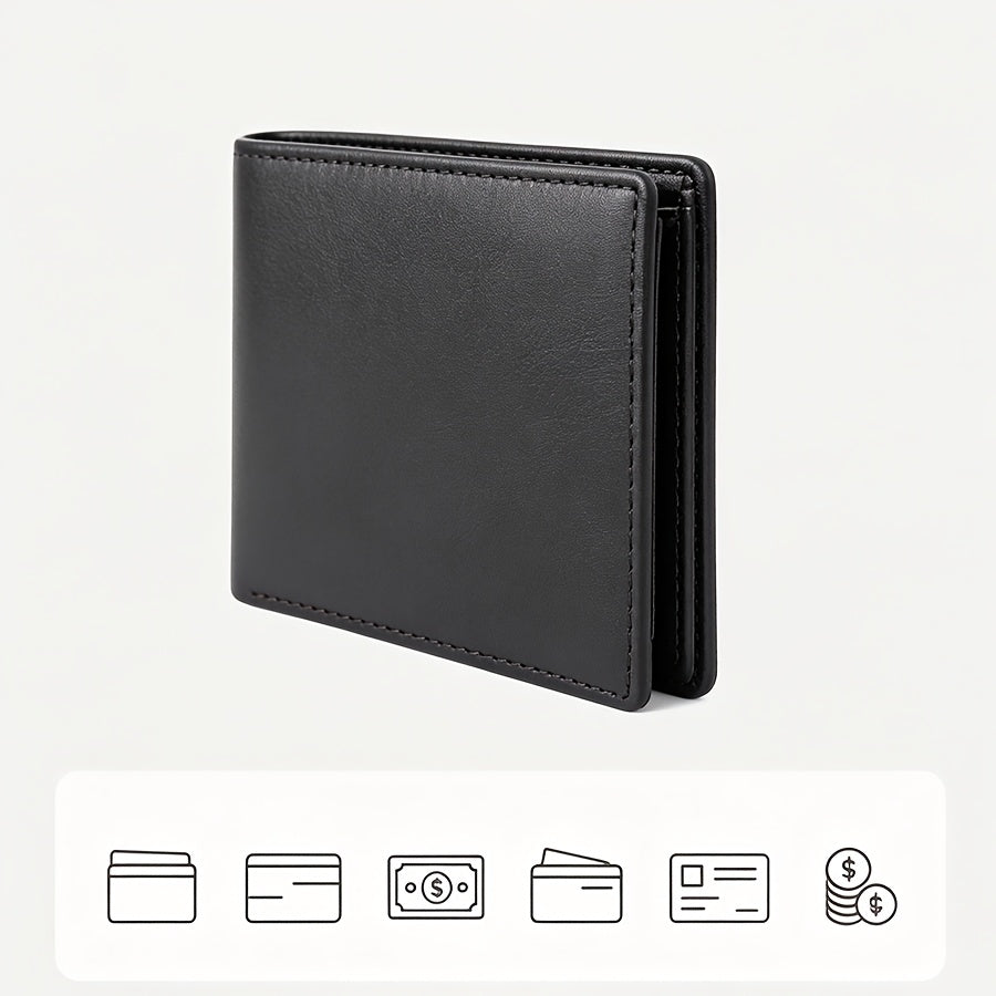 Portefeuille homme cuir anti-RFID personnalisé 48 grammes