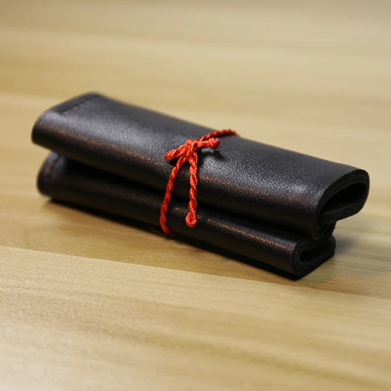 Portefeuille homme en cuir véritable compact et fin avec porte-cartes et compartiment billets — photo 6