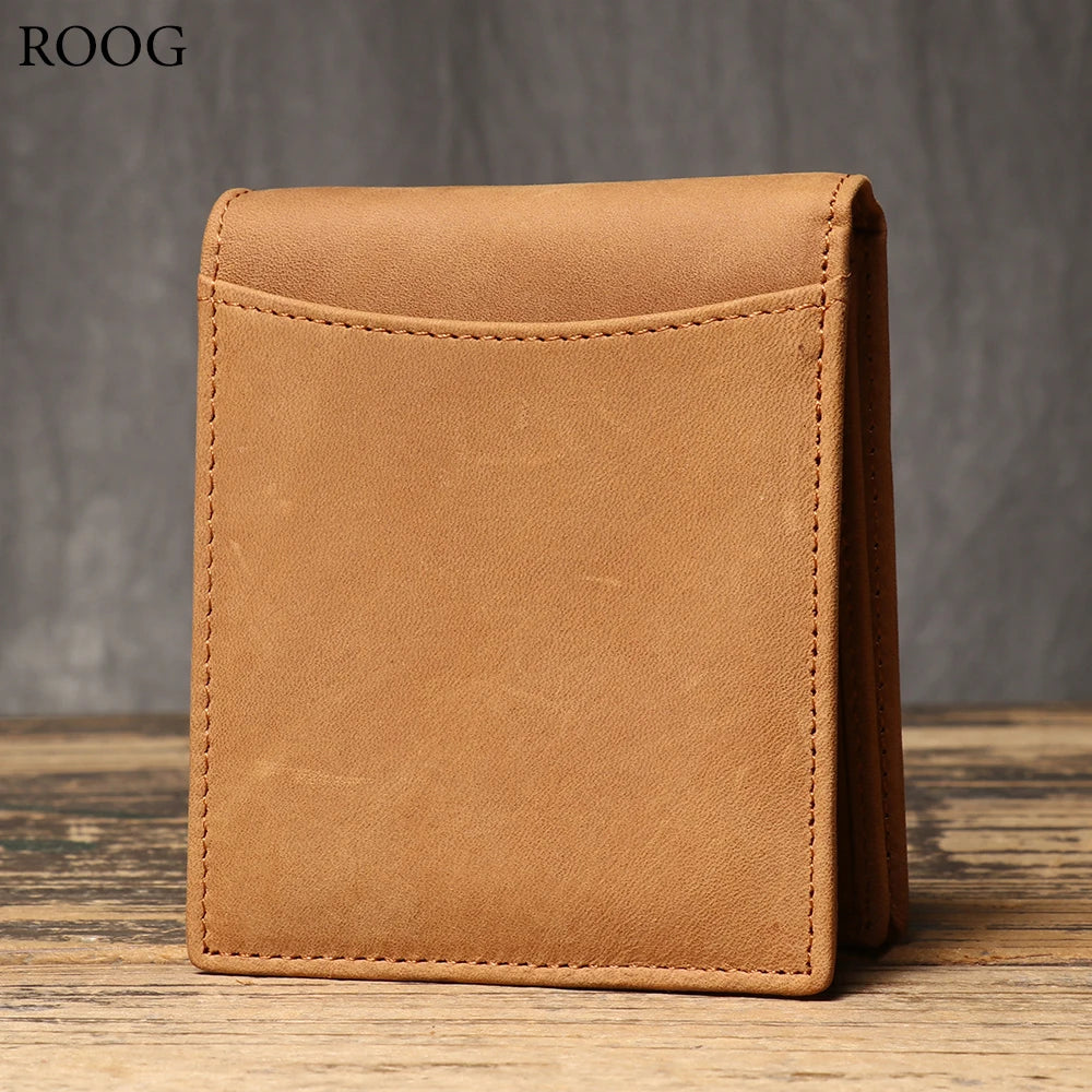 Portefeuille homme en cuir véritable avec pince à billets — photo 4