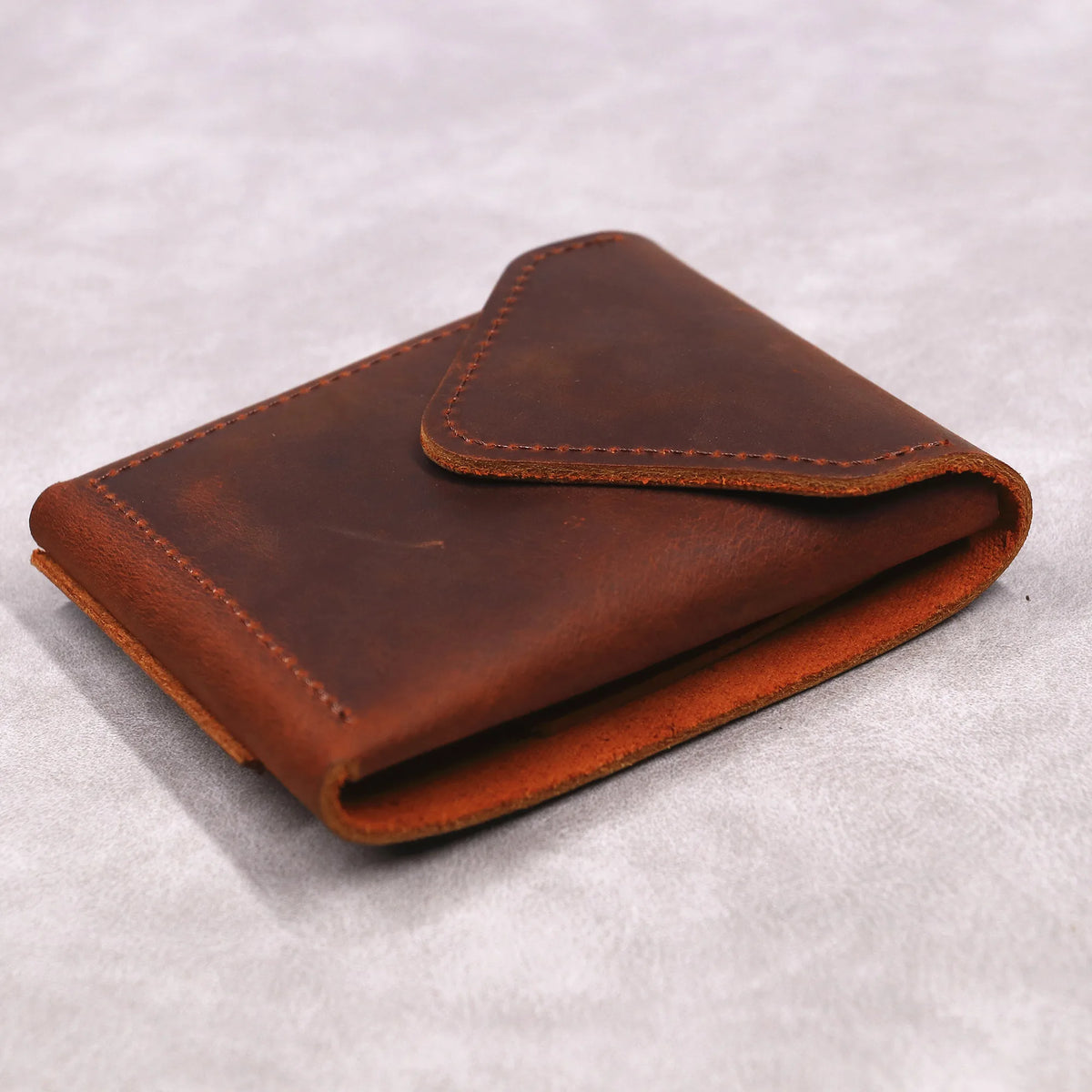 Portefeuille homme en cuir pleine fleur - Format Slim spécial Euro — photo 1