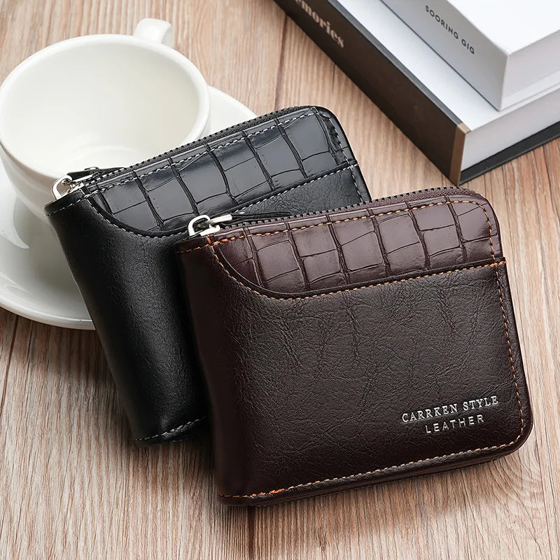 Portefeuille Business pour homme avec protection RFID et fermeture éclair — photo 4