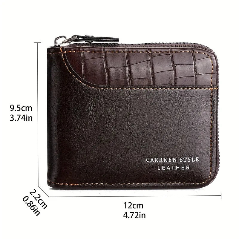 Portefeuille Business pour homme avec protection RFID et fermeture éclair — photo 6