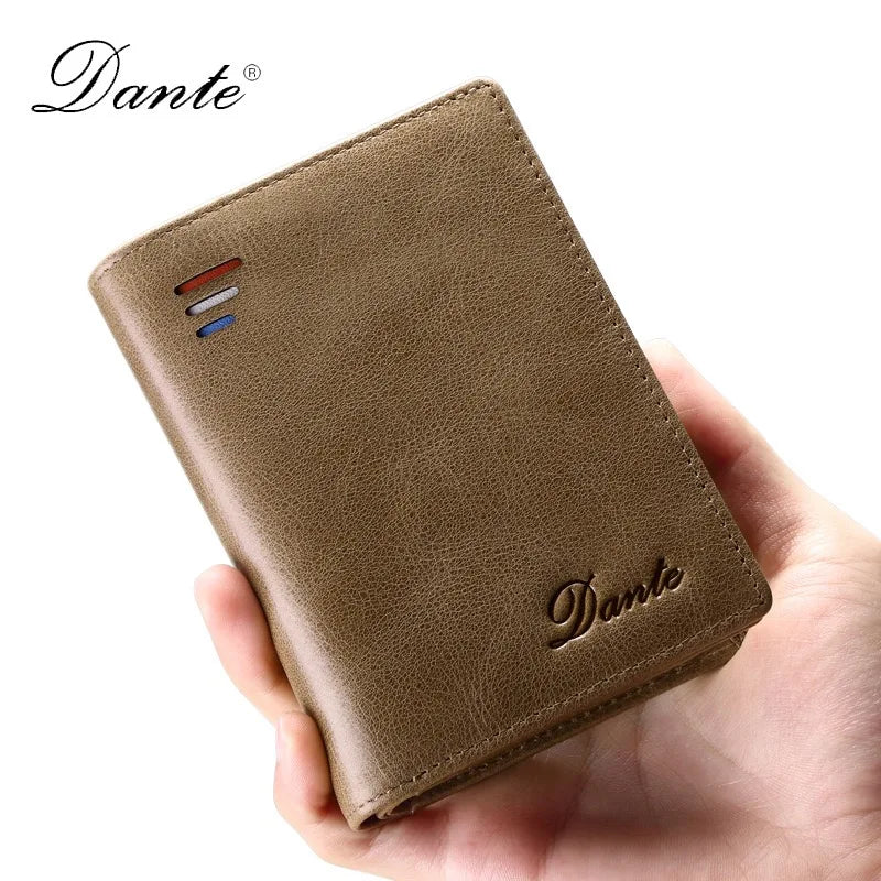 Portefeuille homme en cuir véritable grande capacité avec zip et protection RFID intégrée — photo 5
