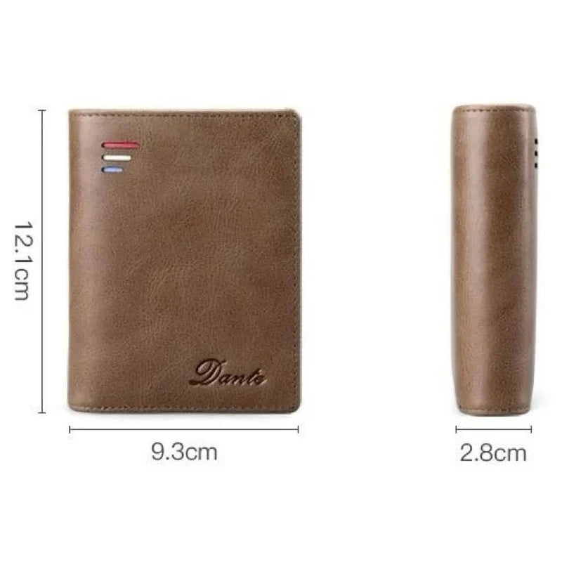 Portefeuille homme en cuir véritable grande capacité avec zip et protection RFID intégrée — photo 6