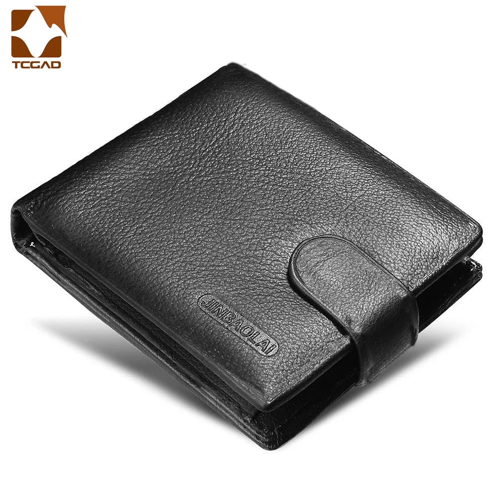 Portefeuille en cuir véritable - Luxe, sécurité RFID et grande capacité — photo 1