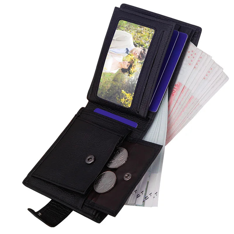 Portefeuille en cuir véritable - Luxe, sécurité RFID et grande capacité — photo 4
