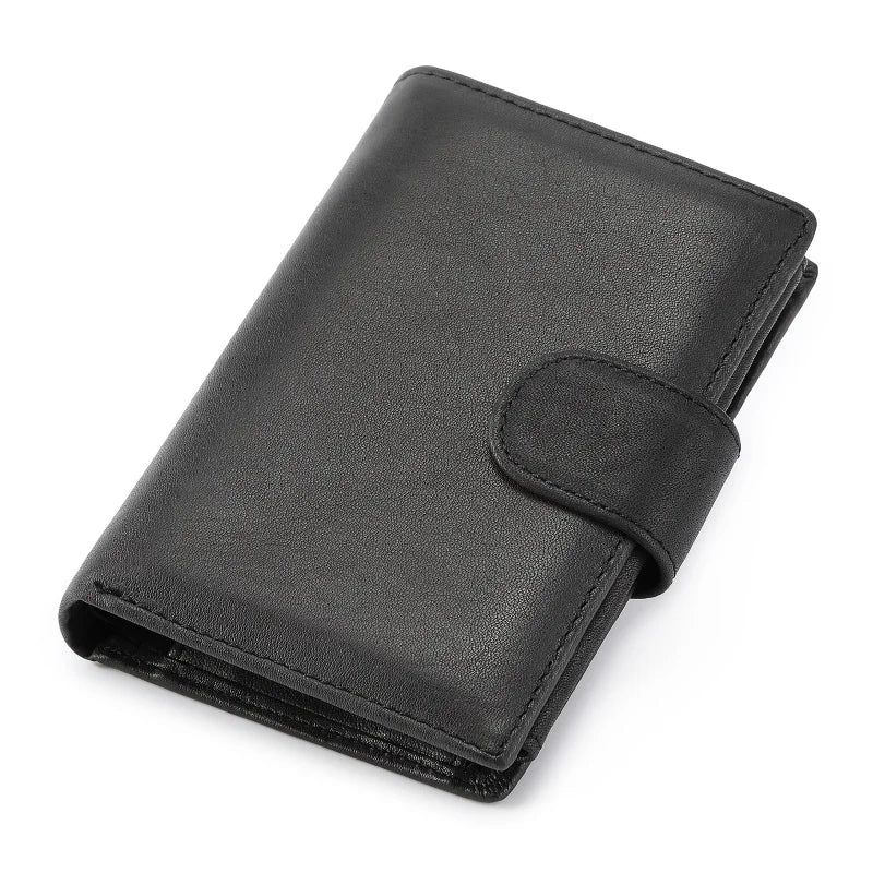 Portefeuille Homme en Cuir de Vachette Véritable 100% avec Protection RFID et Style Vintage — photo 6