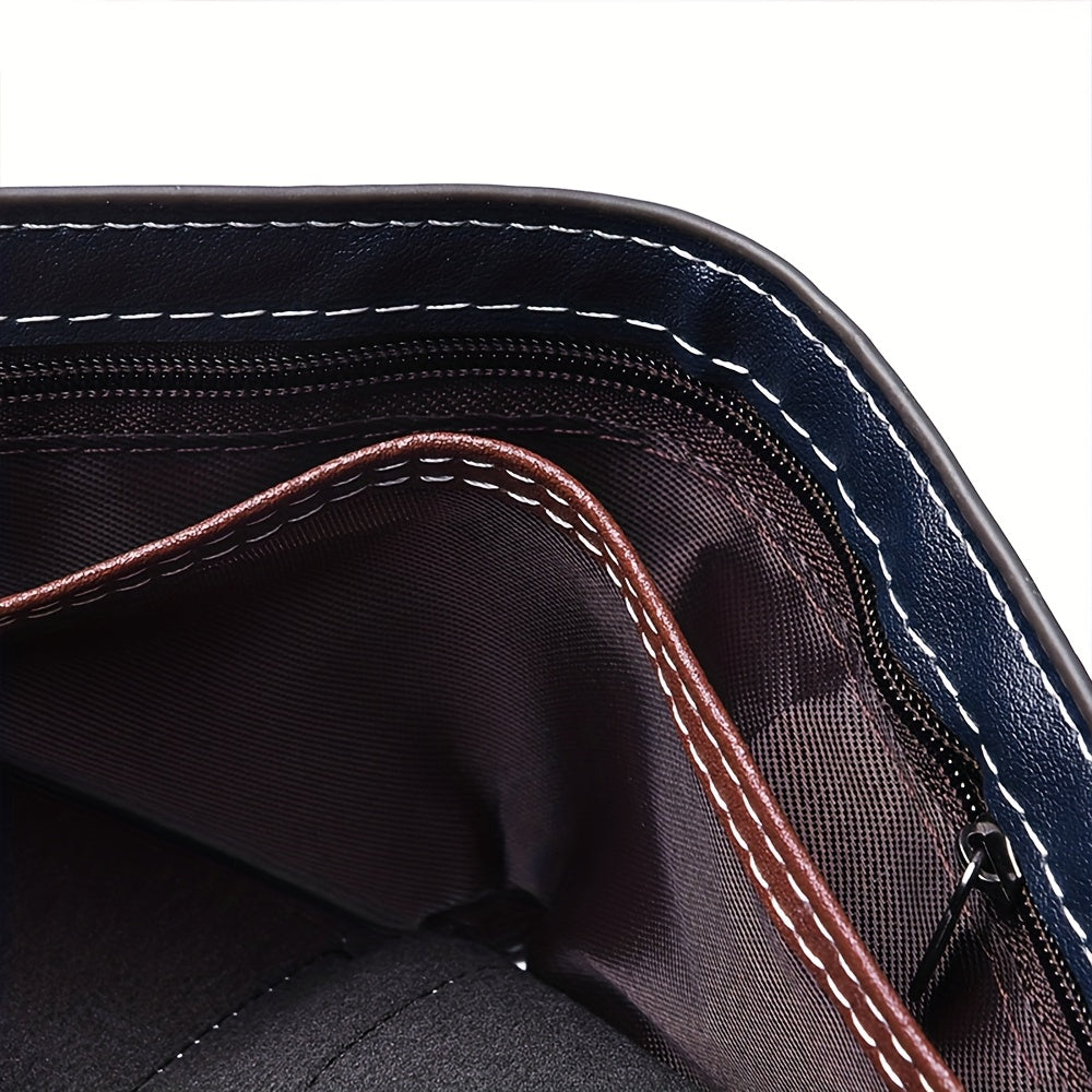 Portefeuille homme fin bicolore personnalisé poche zippée