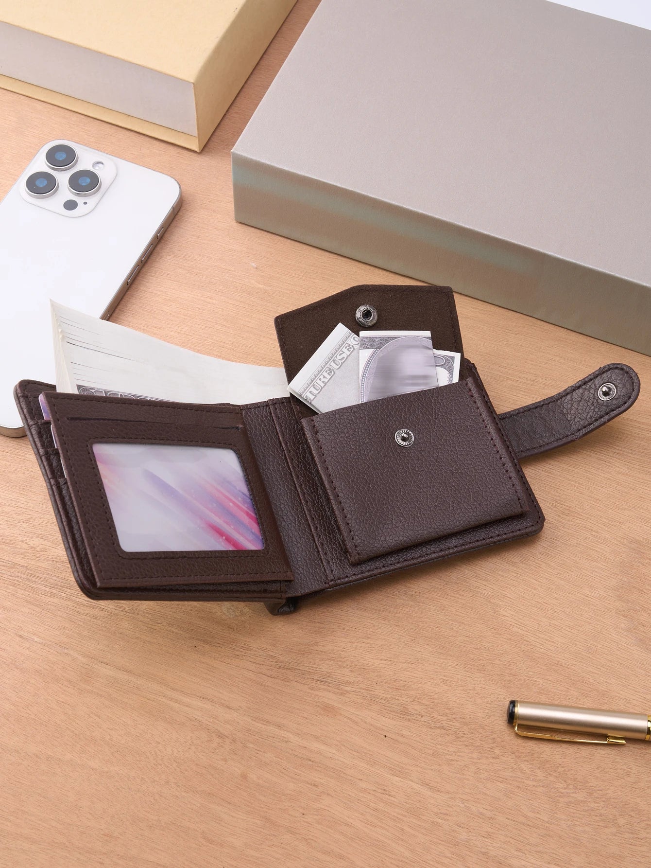 Portefeuille Slim  pour Homme - Minimalisme et Praticité — photo 5 Image