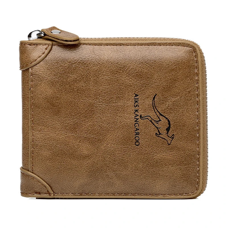 Portefeuille luxe pour homme en cuir PU avec protection RFID et poche monnaie - Style Business — photo 5