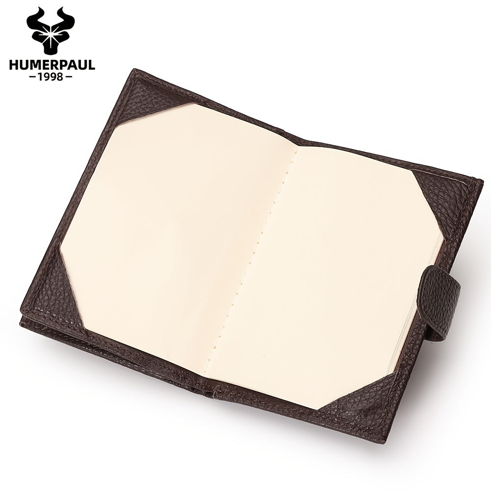 Portefeuille homme passeport et cartes, cuir de vachette