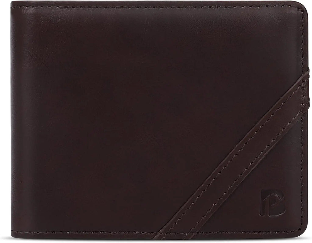 Portefeuille bifold en cuir de grain supérieur avec protection RFID — photo 3