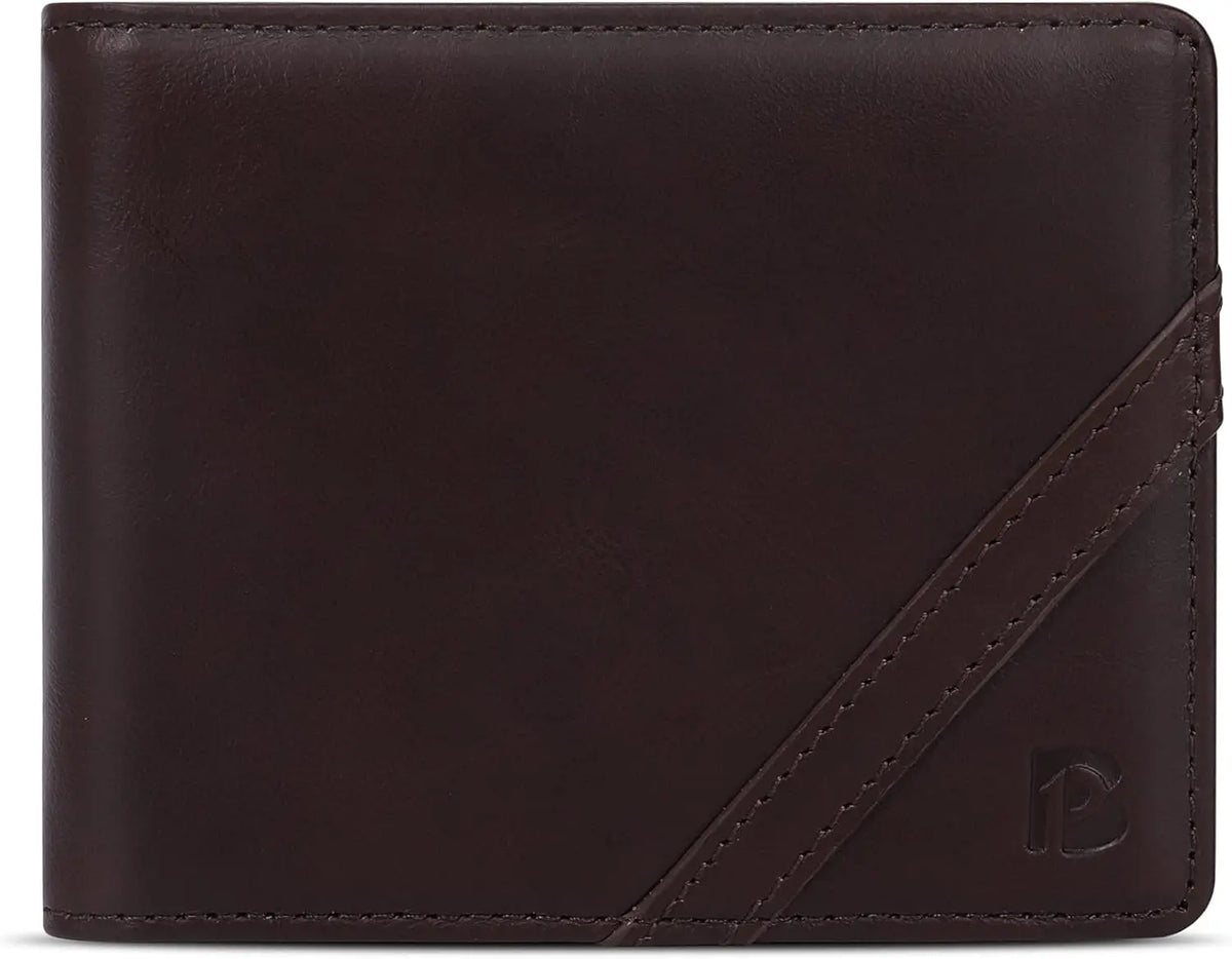 Portefeuille bifold en cuir de grain supérieur avec protection RFID — photo 3