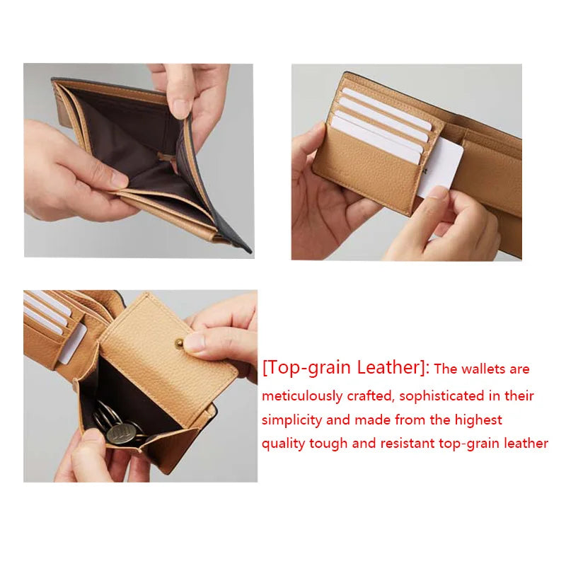 Portefeuille bifold en cuir véritable - Qualité et durabilité — photo 4