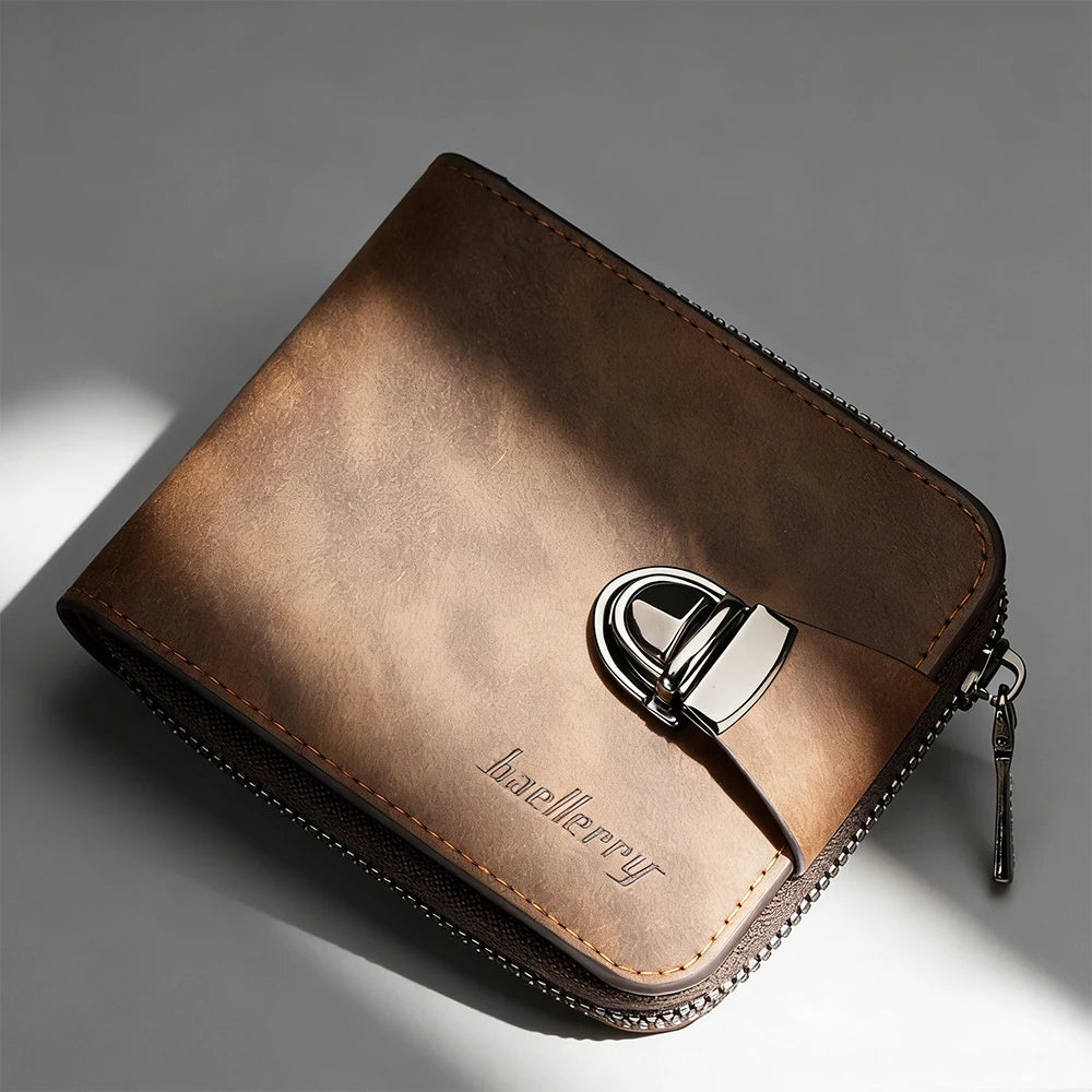 Portefeuille Retro pour Homme - Style Vintage & Double Sécurité (Modèle bae851) — photo 3