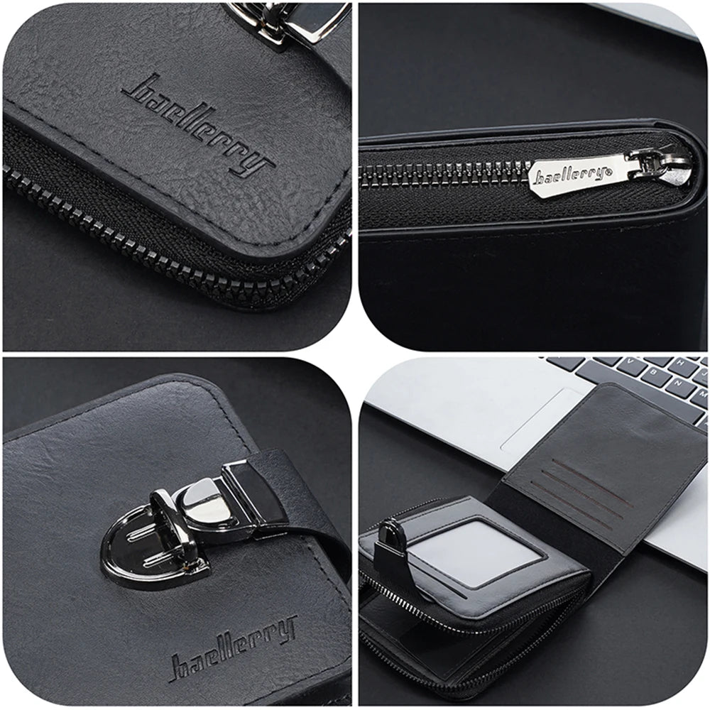 Portefeuille Retro pour Homme - Style Vintage & Double Sécurité (Modèle bae851) — photo 5