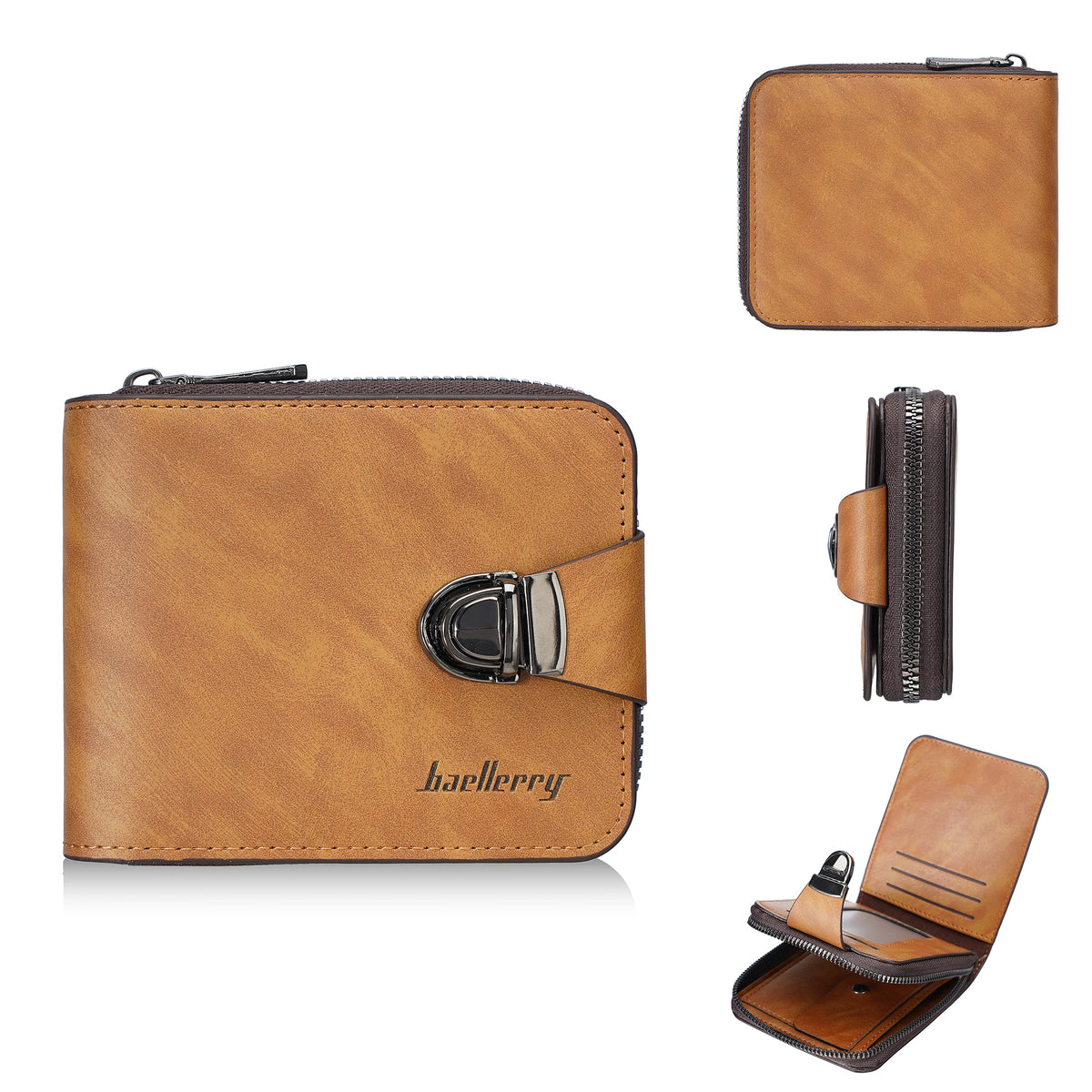 Portefeuille Retro pour Homme - Style Vintage & Double Sécurité (Modèle bae851) — photo 7
