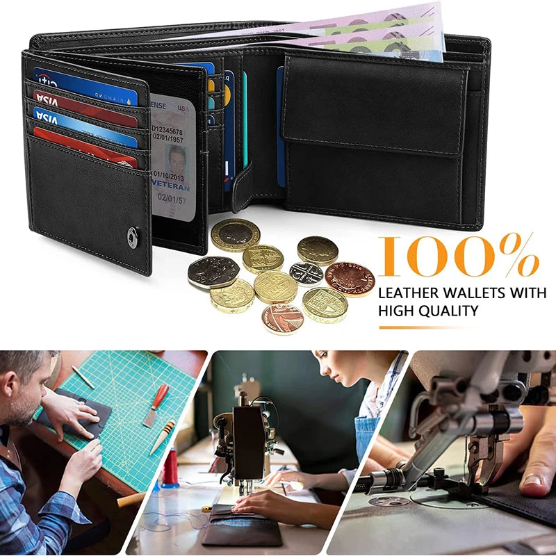 Portefeuille Homme Multi-Fonctions RFID - Haute Capacité 15 Cartes & Slim — photo 3
