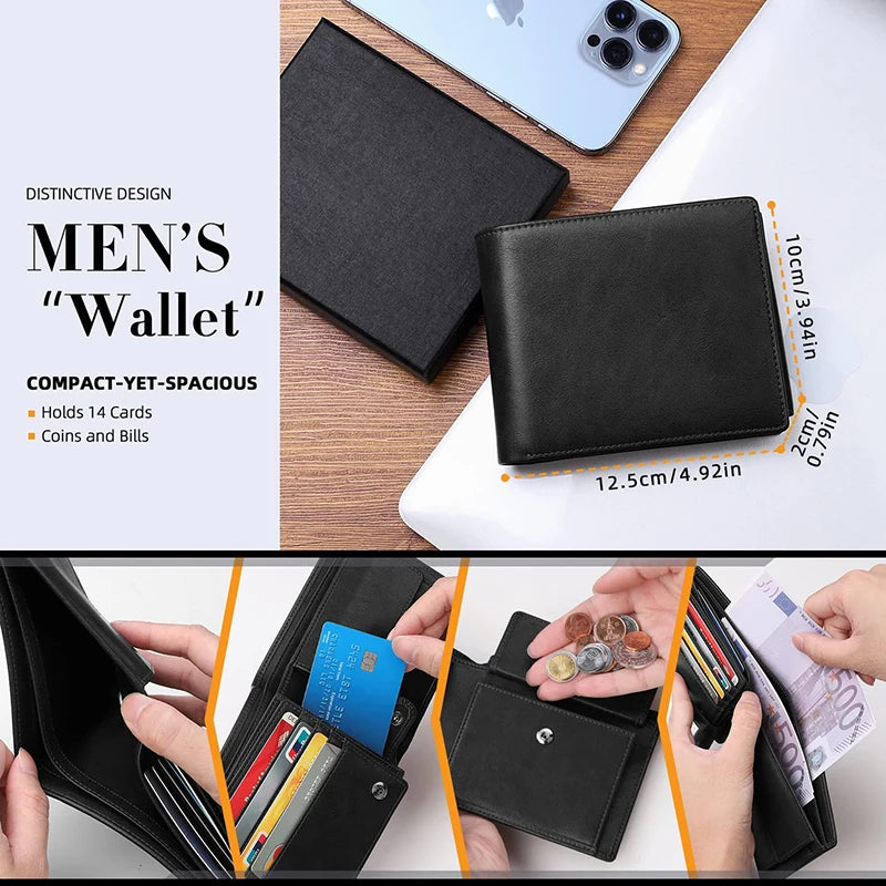 Portefeuille Homme Multi-Fonctions RFID - Haute Capacité 15 Cartes & Slim — photo 4
