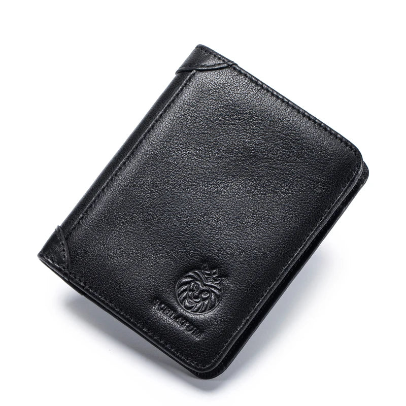 Portefeuille en Cuir Véritable - Minimalisme Retro & Sécurité RFID — photo 4