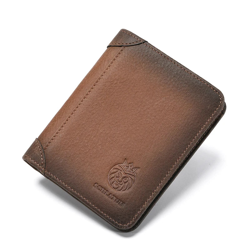 Portefeuille en Cuir Véritable - Minimalisme Retro & Sécurité RFID — photo 5