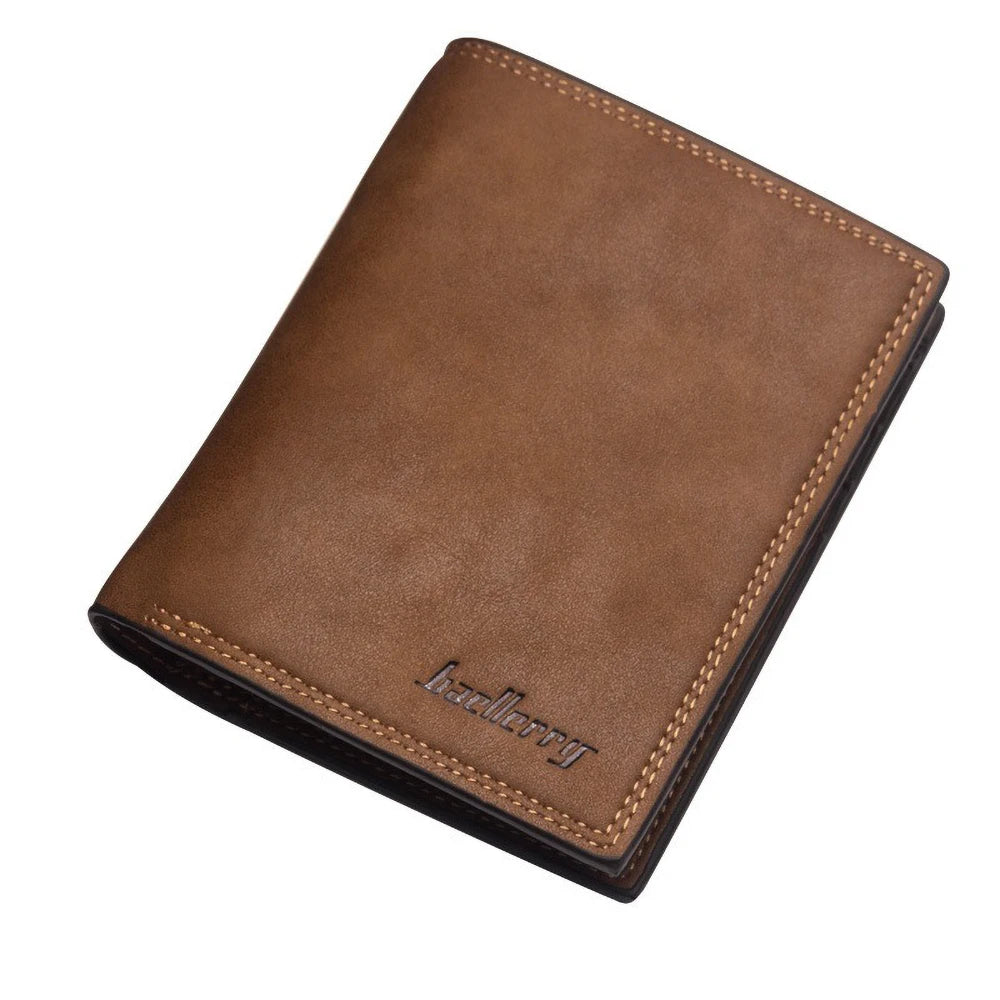 Portefeuille court pour homme en cuir PU souple et minimaliste — photo 6