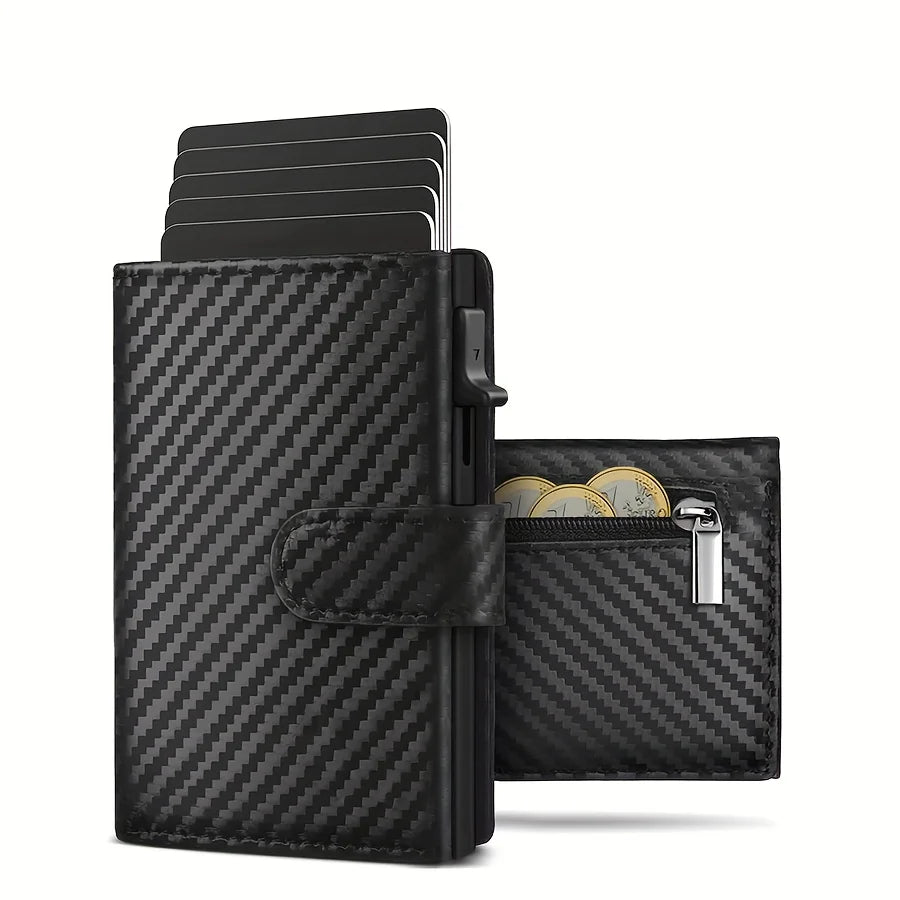 Men's Wallet with Coin Case RFID Protection Slim Wallet Card Wallet Small Credit Cards Credit Card Wallet — photo 7
