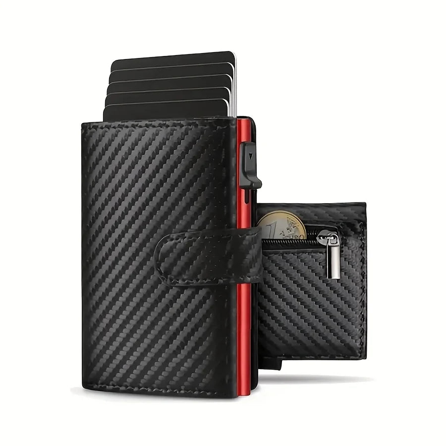 Men's Wallet with Coin Case RFID Protection Slim Wallet Card Wallet Small Credit Cards Credit Card Wallet — photo 8