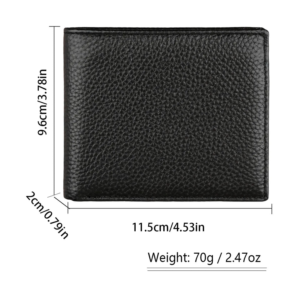 Portefeuille en Cuir Véritable - Sécurité RFID et Élégance Compacte — photo 6