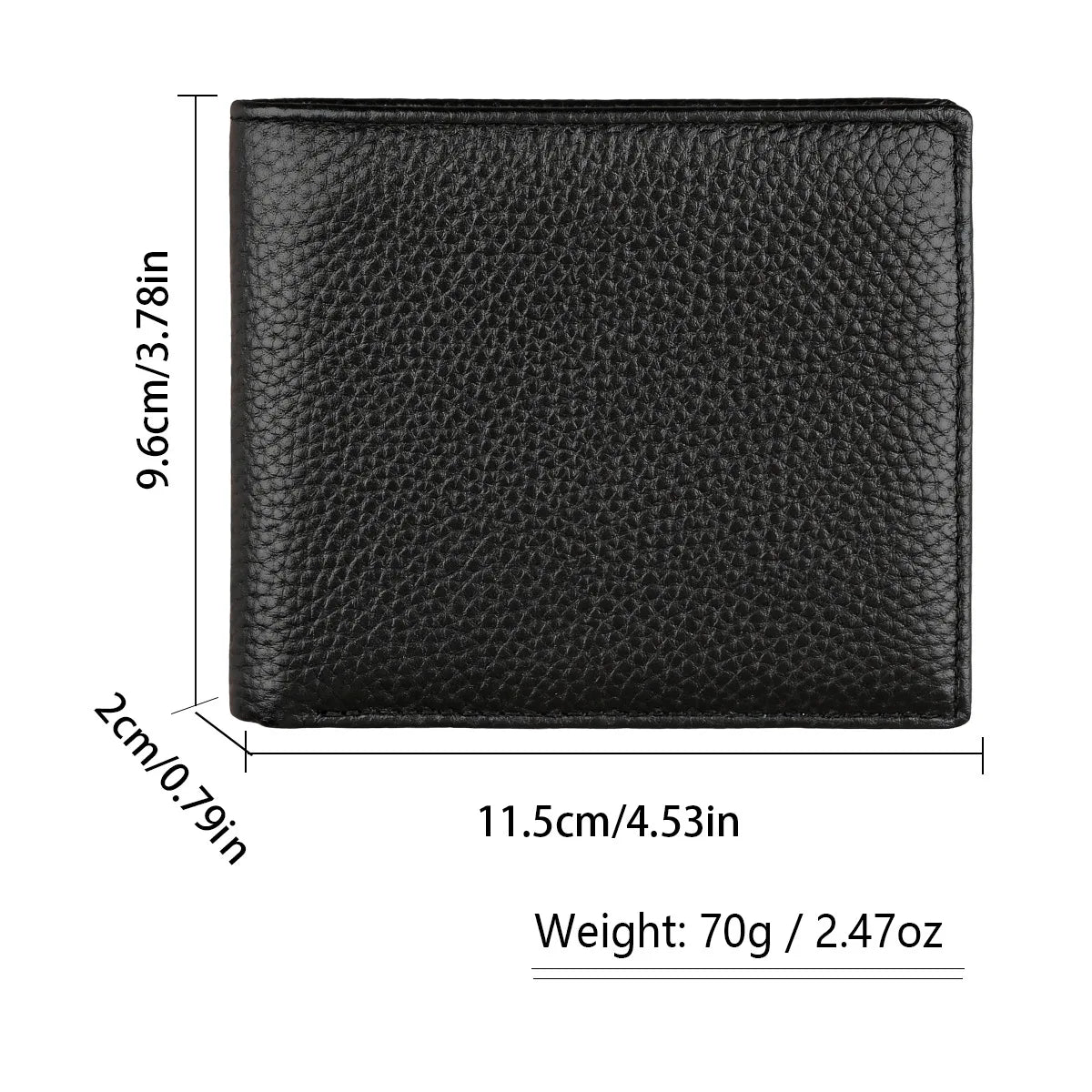 Portefeuille en Cuir Véritable - Sécurité RFID et Élégance Compacte — photo 6