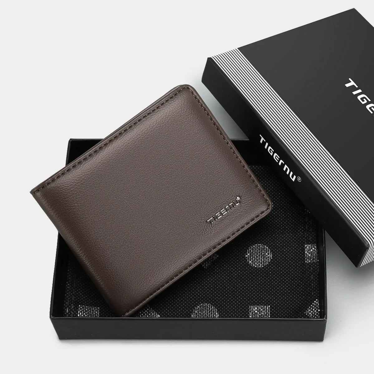 Portefeuille business en cuir PU premium avec protection RFID — photo 7 Image