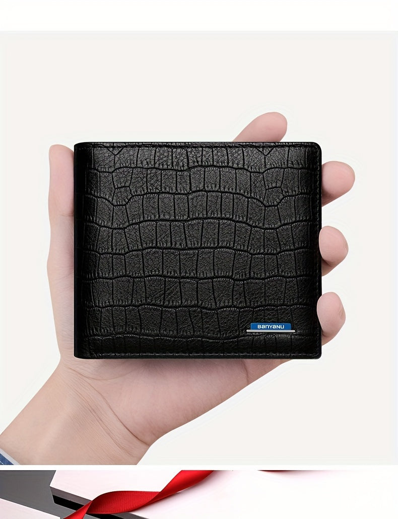 Portefeuille homme anti-RFID, format horizontal ou vertical