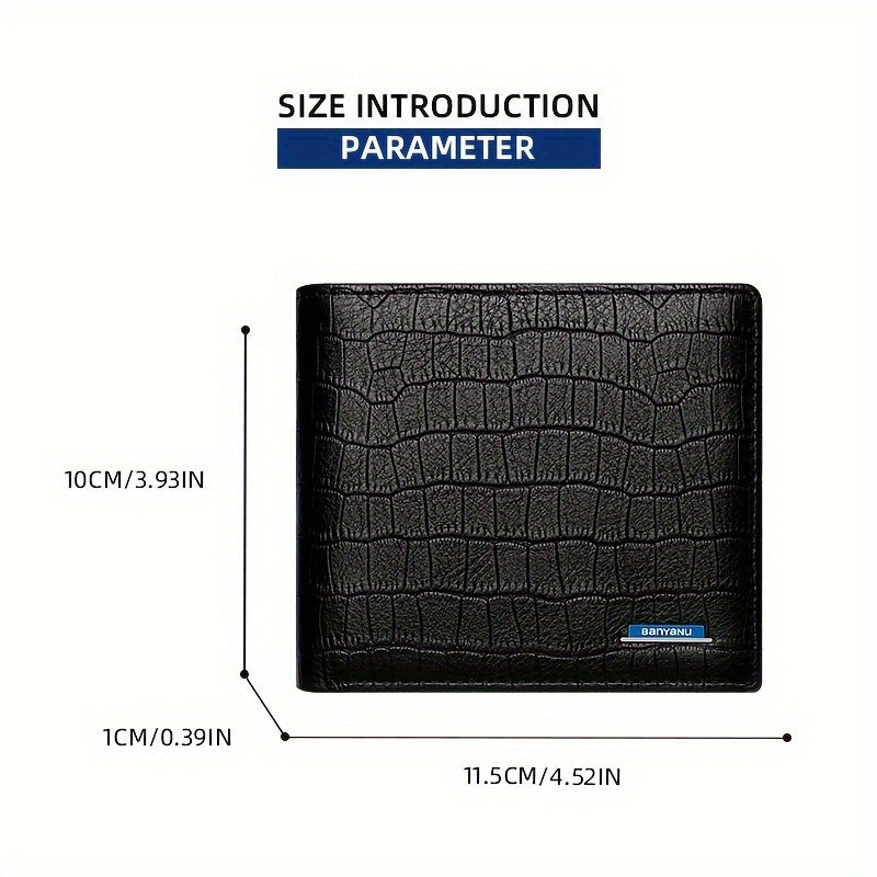 Portefeuille homme anti-RFID, format horizontal ou vertical