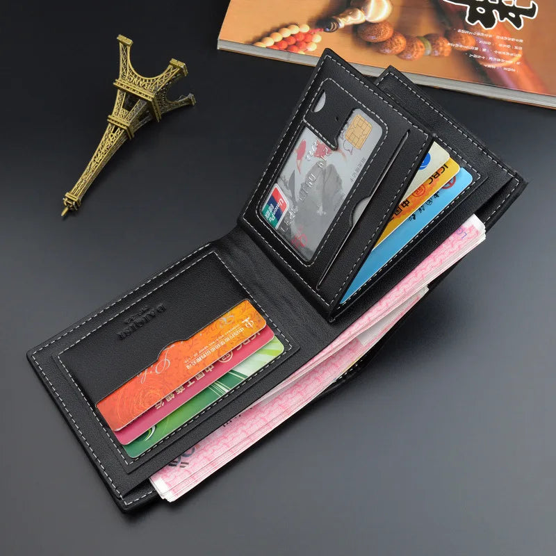 Portefeuille trifold tendance pour homme - Style urbain et format ultra-fin — photo 2
