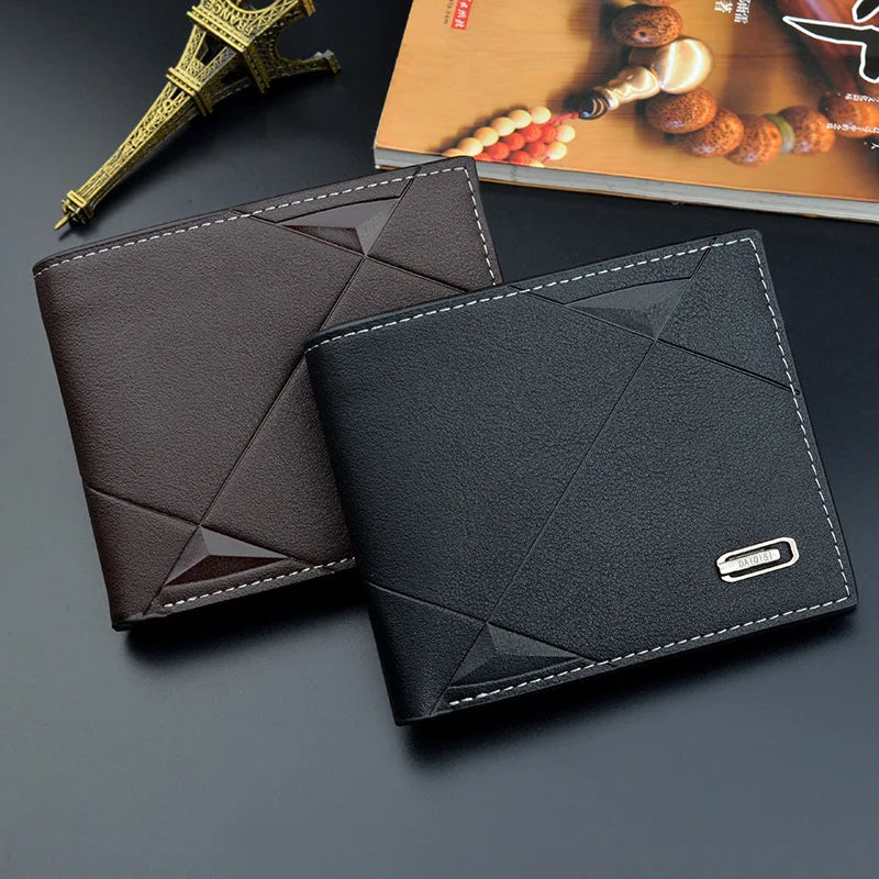 Portefeuille trifold tendance pour homme - Style urbain et format ultra-fin — photo 3