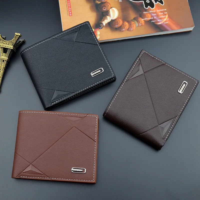 Portefeuille trifold tendance pour homme - Style urbain et format ultra-fin — photo 4