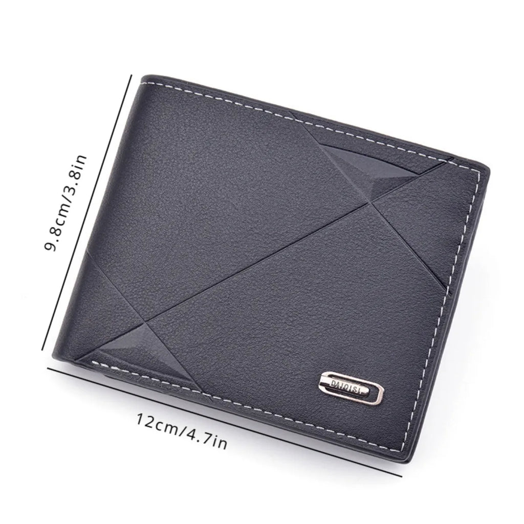 Portefeuille trifold tendance pour homme - Style urbain et format ultra-fin — photo 5