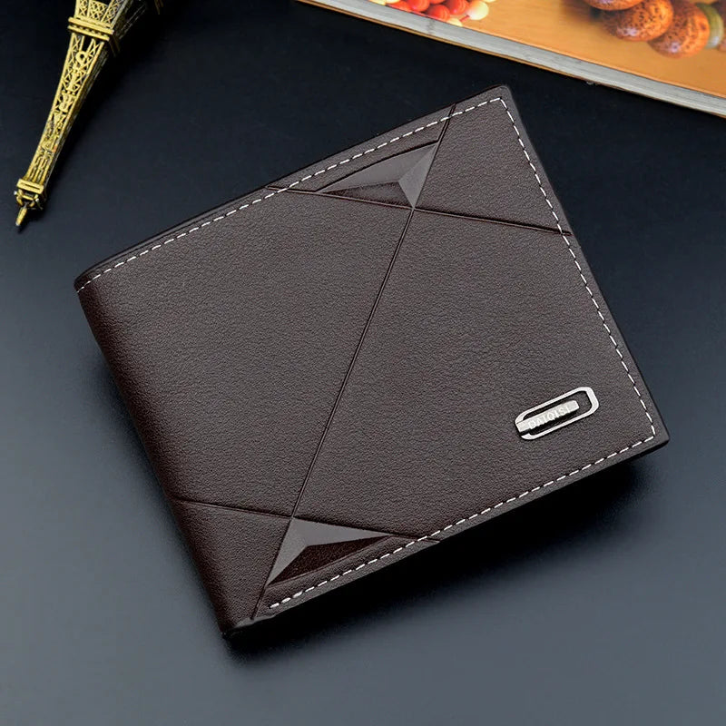 Portefeuille trifold tendance pour homme - Style urbain et format ultra-fin — photo 6