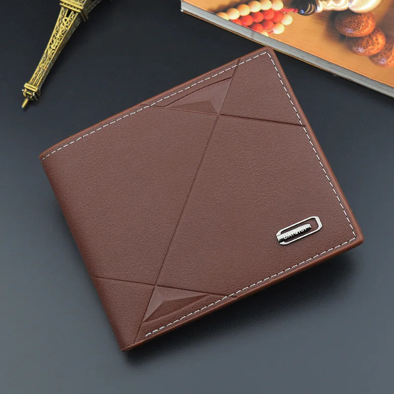 Portefeuille trifold tendance pour homme - Style urbain et format ultra-fin — photo 7
