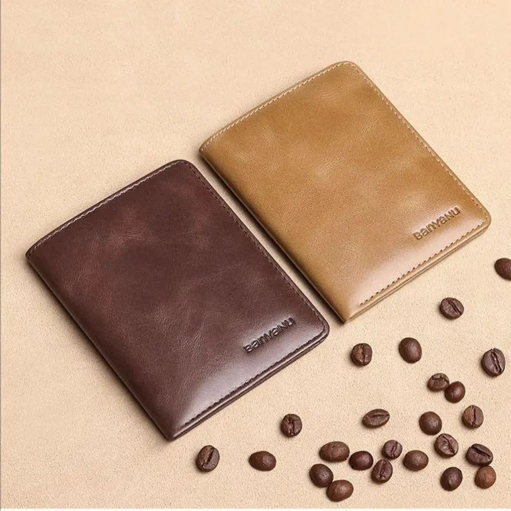 Portefeuille homme ultra-slim en cuir PU avec protection RFID — photo 2