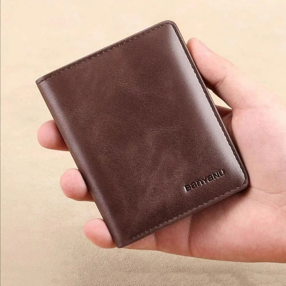 Portefeuille homme ultra-slim en cuir PU avec protection RFID — photo 3