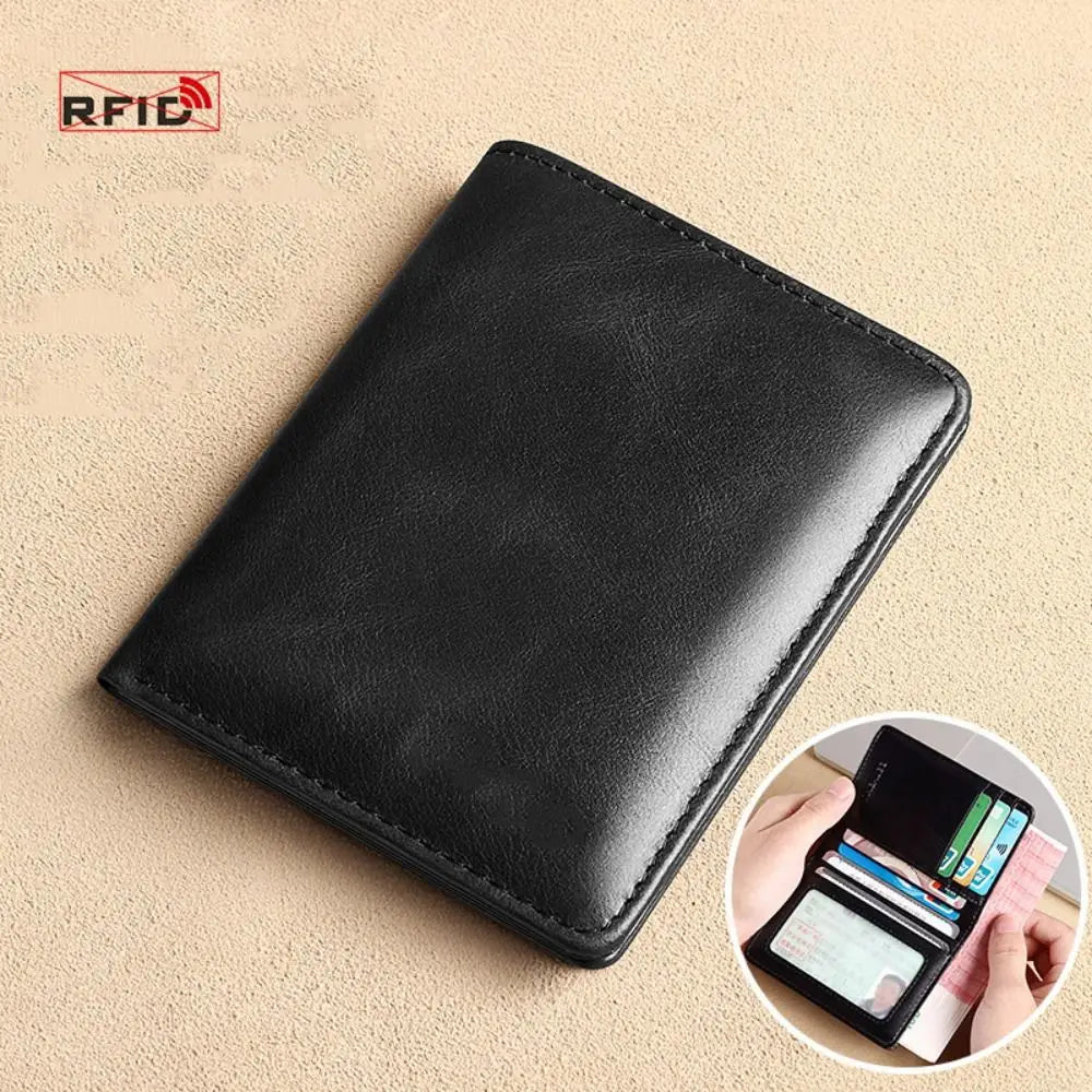 Portefeuille homme ultra-slim en cuir PU avec protection RFID — photo 6