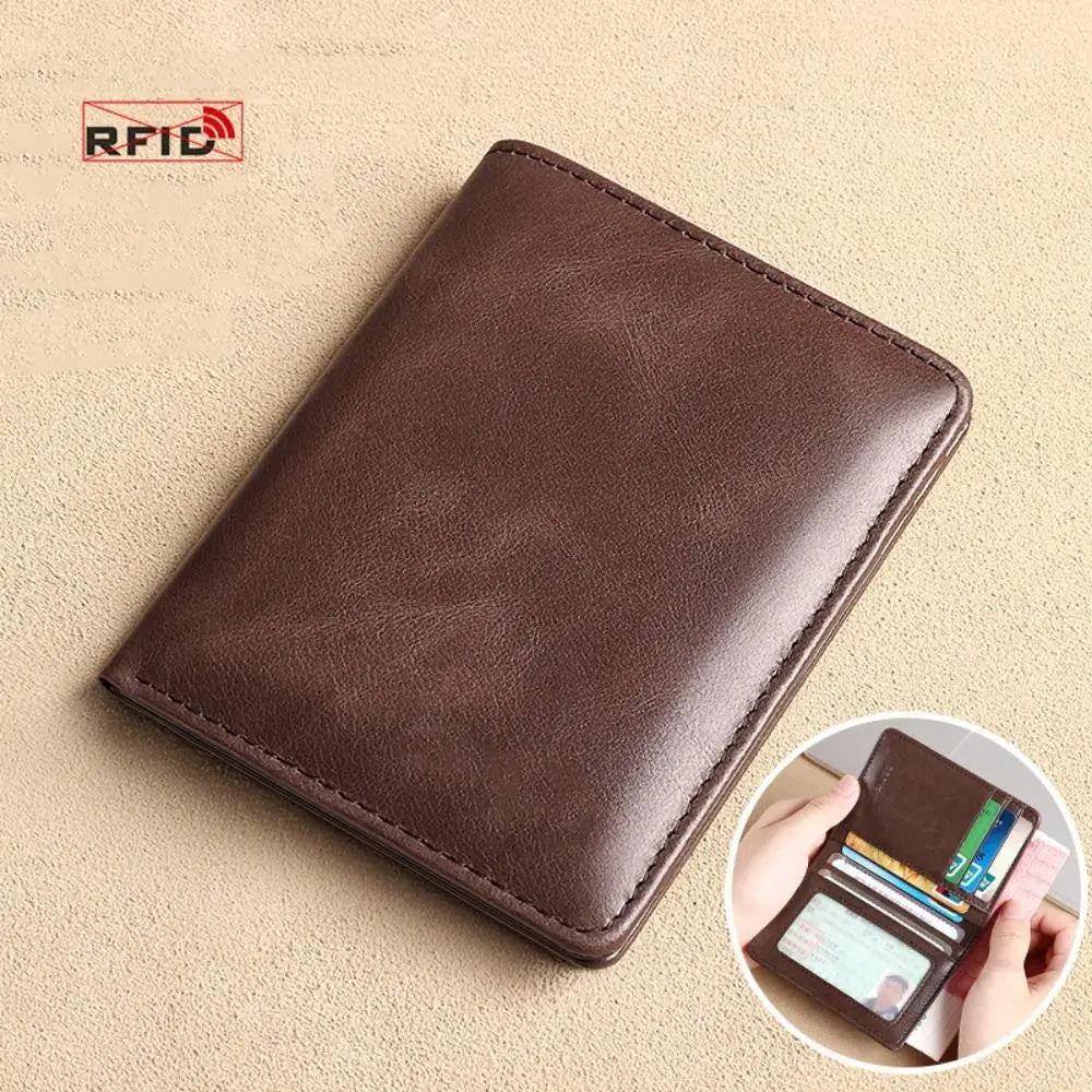 Portefeuille homme ultra-slim en cuir PU avec protection RFID — photo 8